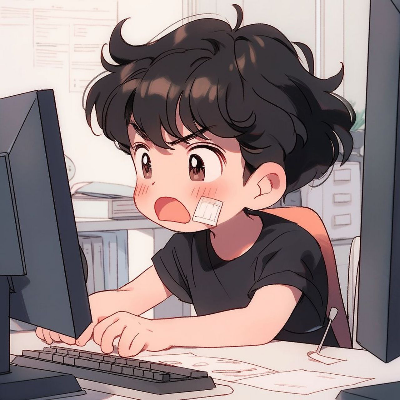 疯狂加班打工人专属头像