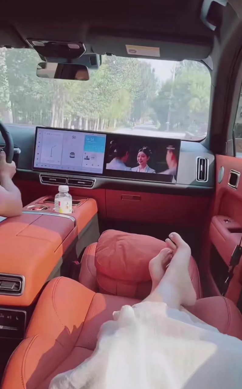 不得不承认,新能源汽车的冰箱彩电大沙发,确实挺舒服的[嘻嘻]