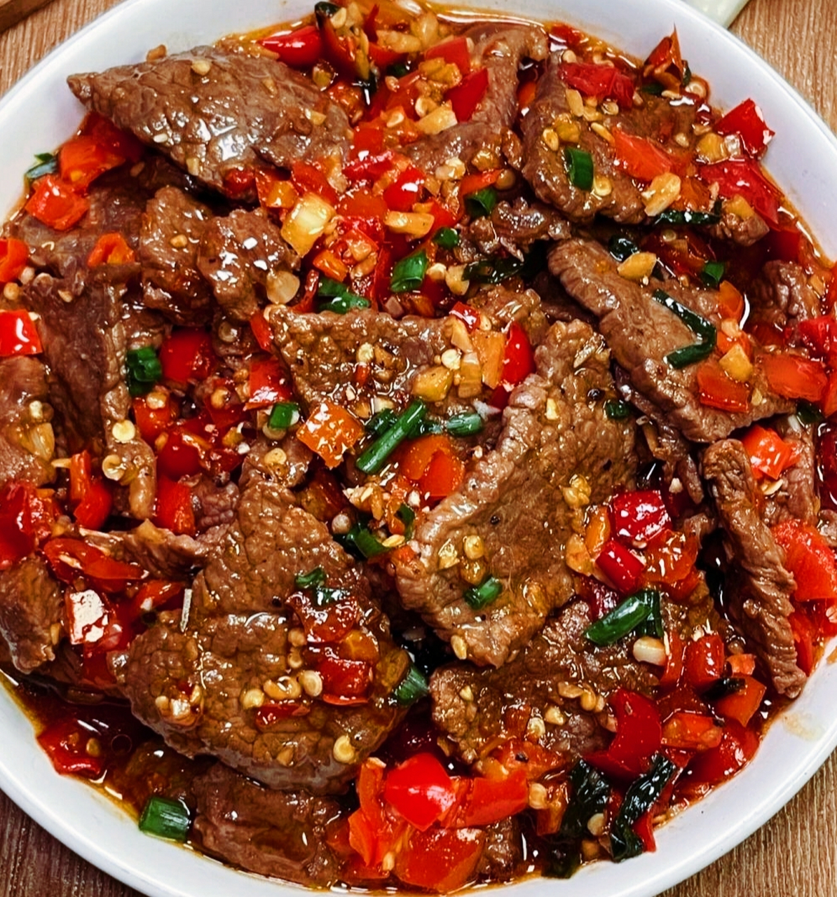 #美食# 香辣开胃的「剁椒牛肉」,口口都超满足,超下饭家常菜快来试试