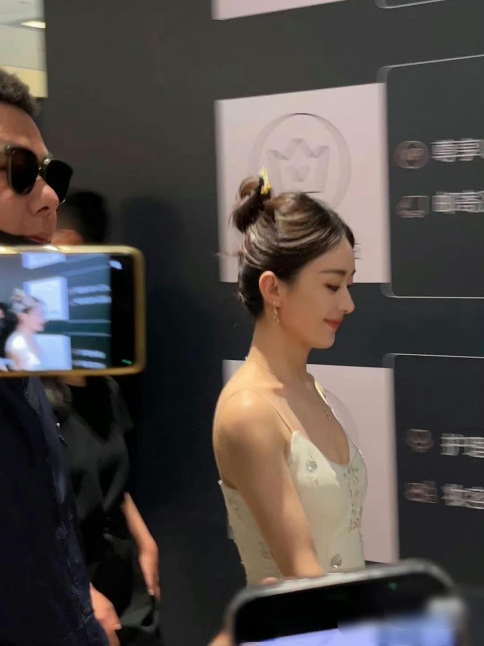 赵丽颖侧脸.