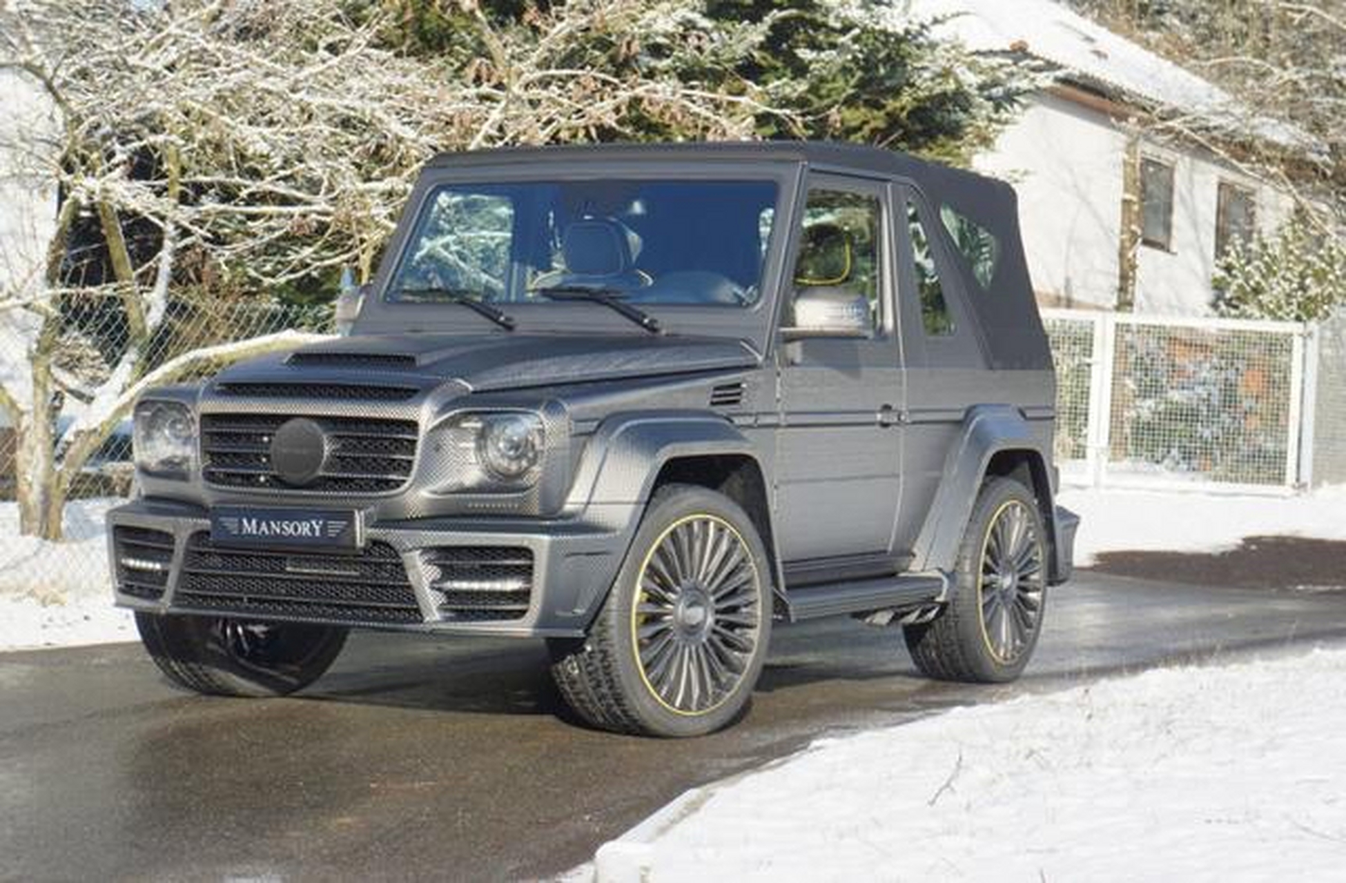 迈莎锐定制版敞篷双门奔驰g500#百度初秋打卡挑战赛