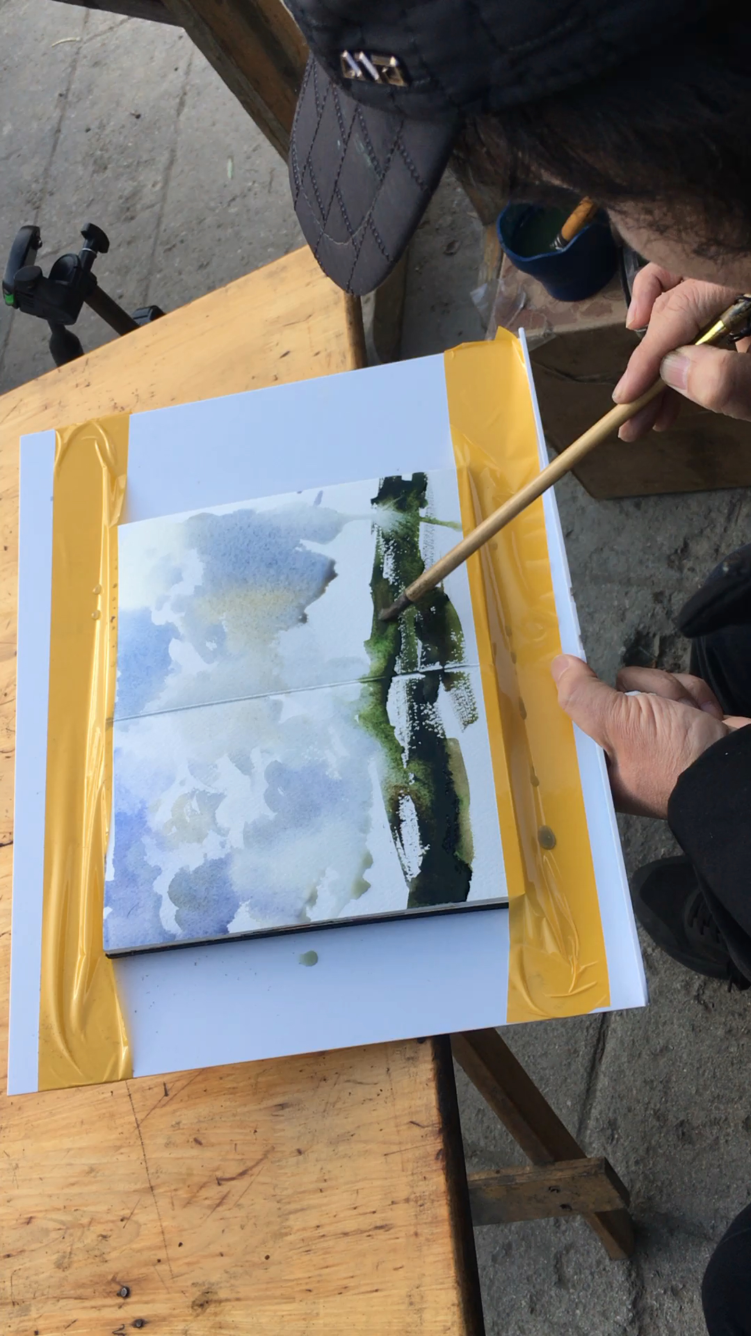 董克诚老师是中国水彩界顶尖高手之一,画品人品皆是一流.