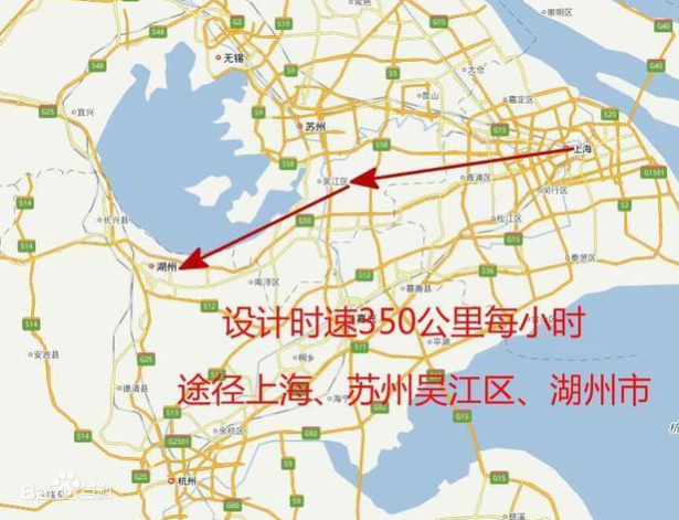 我國鋼鐵大動作,上海到浙江建一條時速350高鐵,途徑城市發達了