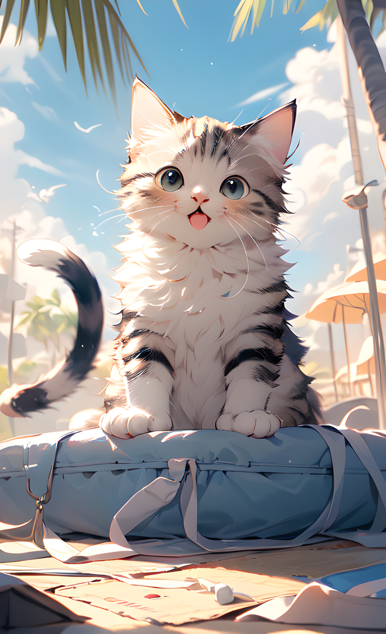 喵!#二次元美图# #动漫壁纸