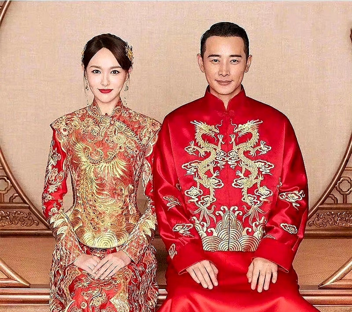 明星们的中式结婚礼服,你更喜欢哪种风格?