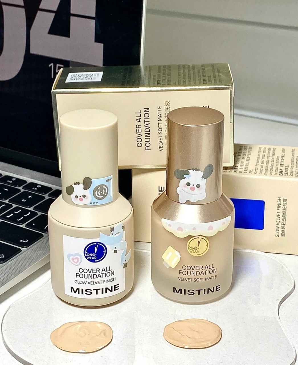 [好物推荐]:mistine蜜丝婷小蓝盾粉底液  几十块的价格,几百块的妆效