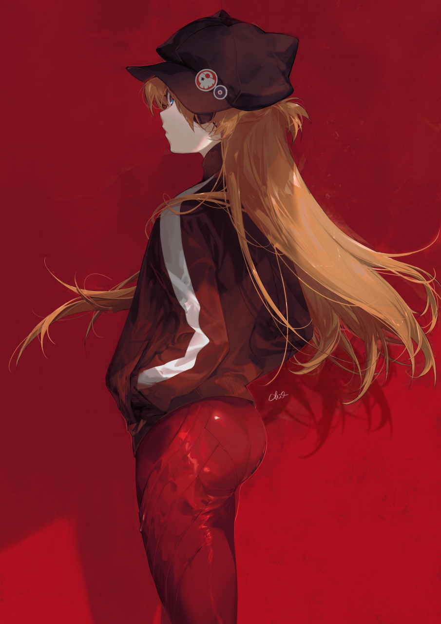 回眸一瞥——明日香(新世纪福音战士)#二次元#  画师:chi4