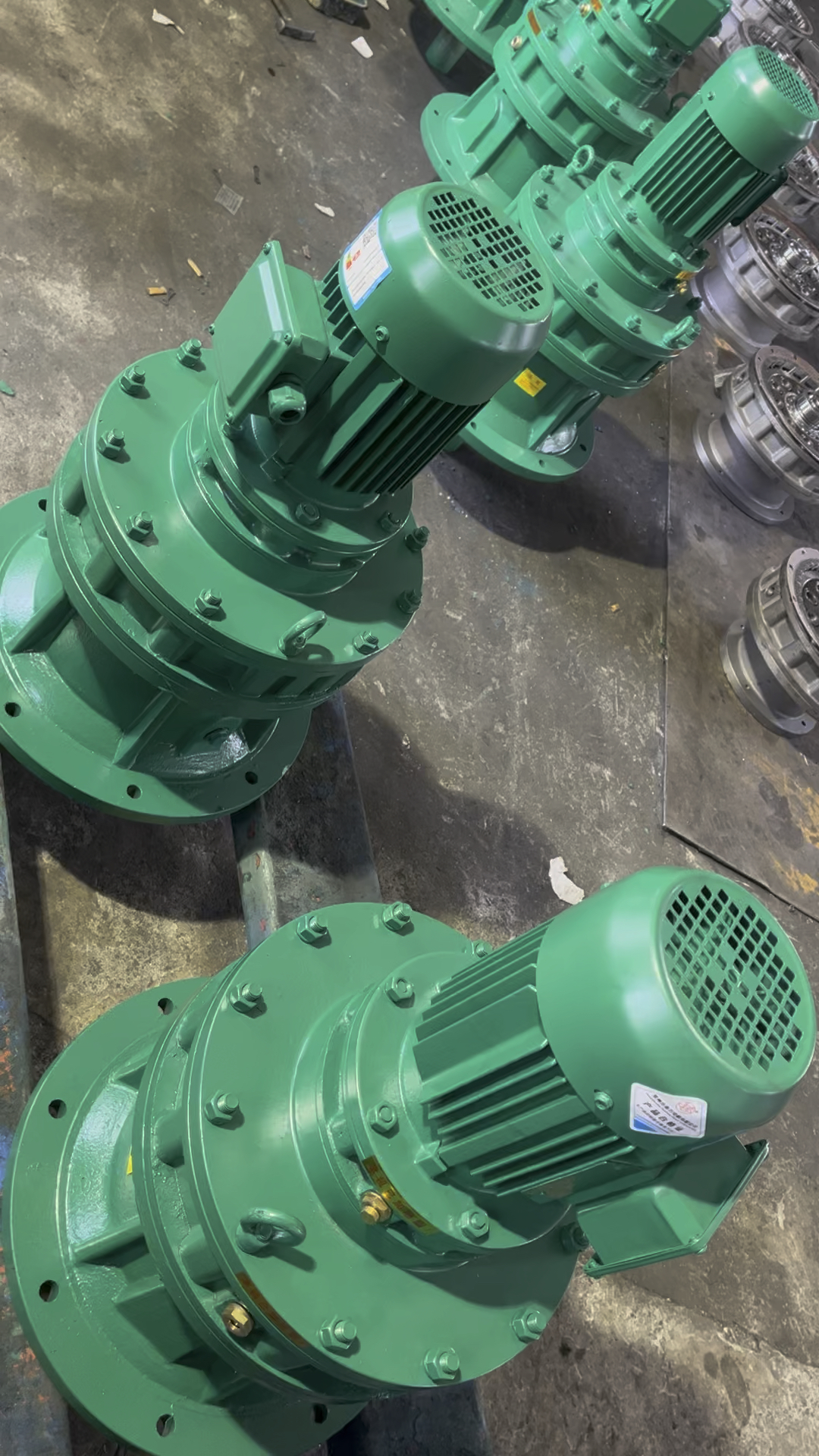 立式摆线针轮减速机 搅拌机减速机-度小视