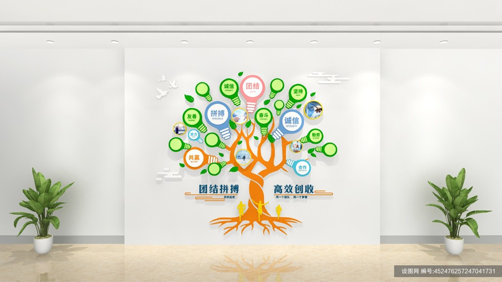 员工风采墙设计怎么做好看