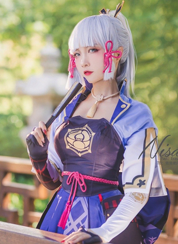 二佐Nisa原神神里绫华Cosplay