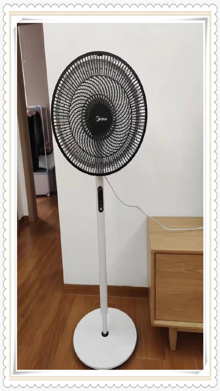 美的电风扇落地扇家用立式电扇遥控节能省电 7叶大风宿舍卧室正品-度