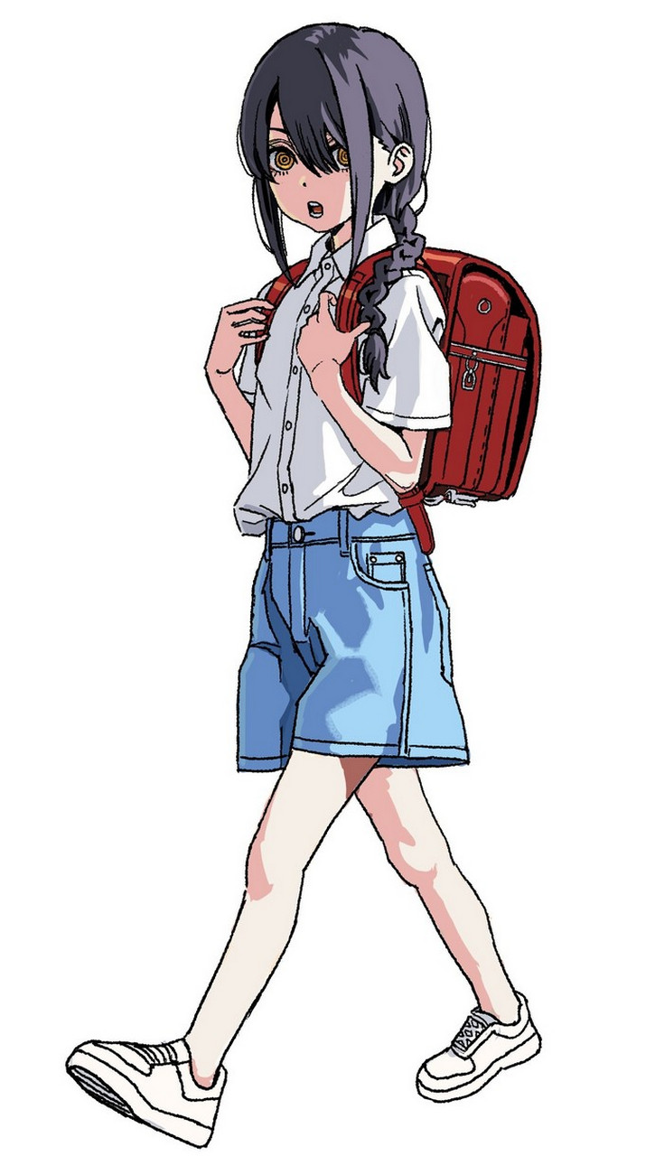 那由多要上学  画师:shiren #电锯人# #插画# #同人