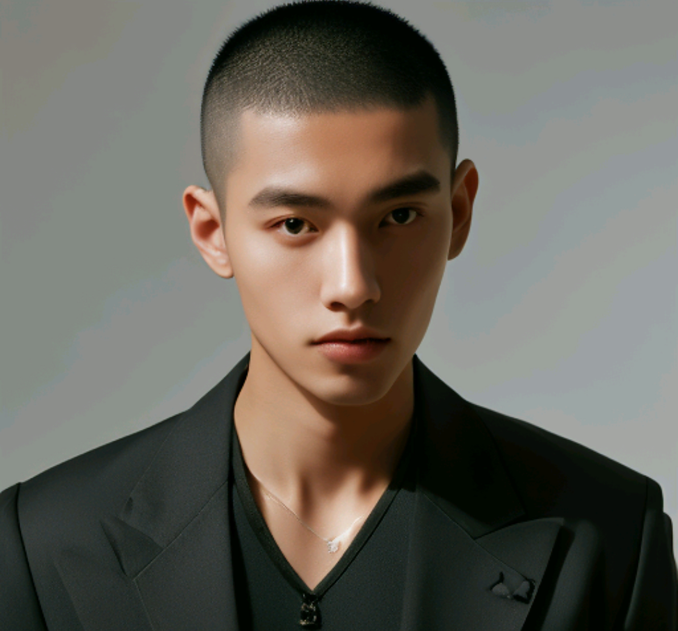 百度秋冬打卡挑战赛# 超短寸头,尽显男士硬朗魅力;轻松打造,引领时尚