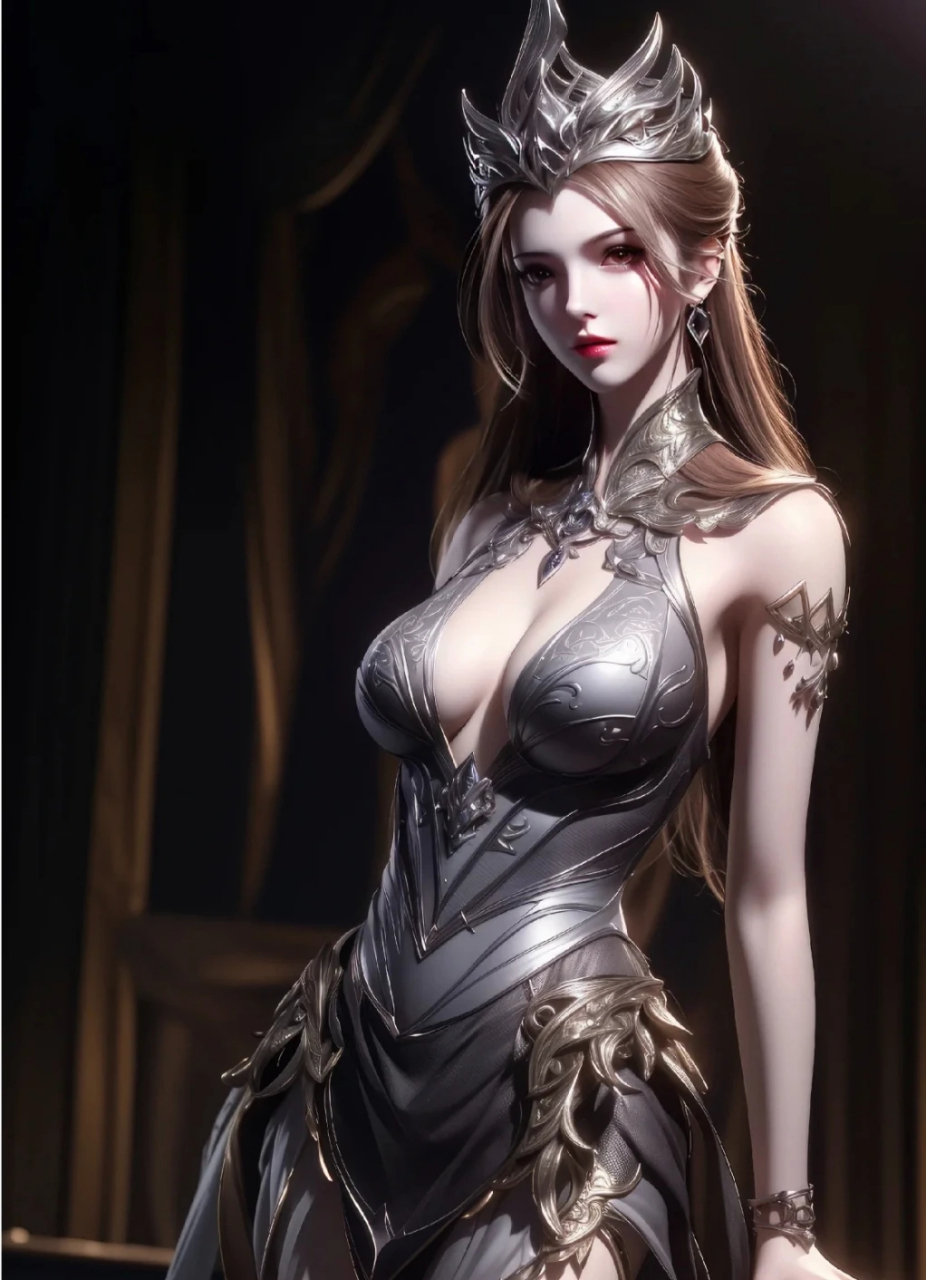 美图分享#气质女王~~比比东,暗黑风