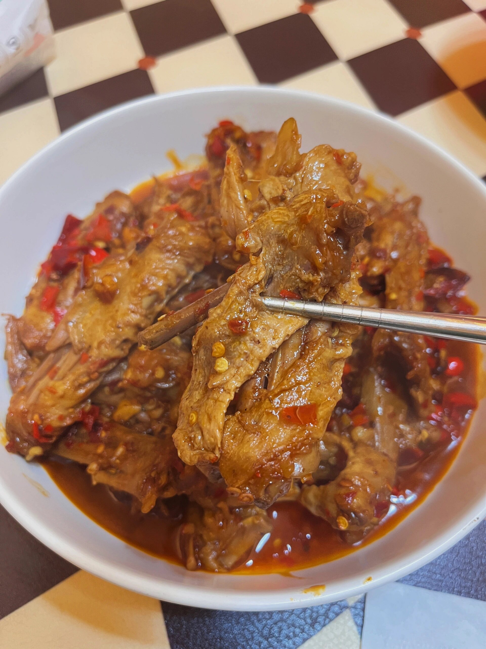 江西菜鸭三件,麻辣软烂,一口脱骨,一吃一个不吱声 	 98附上做法(图4