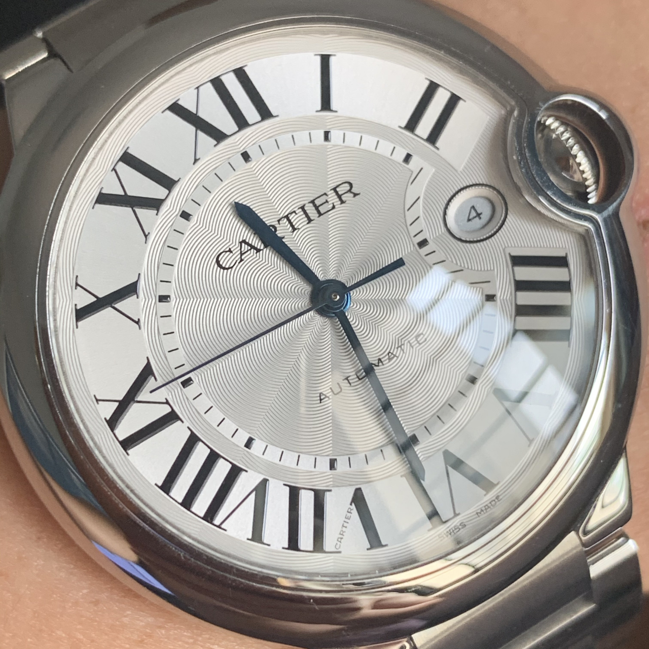 v6厂蓝气球卡地址42毫米自动机械男表,经典耐看