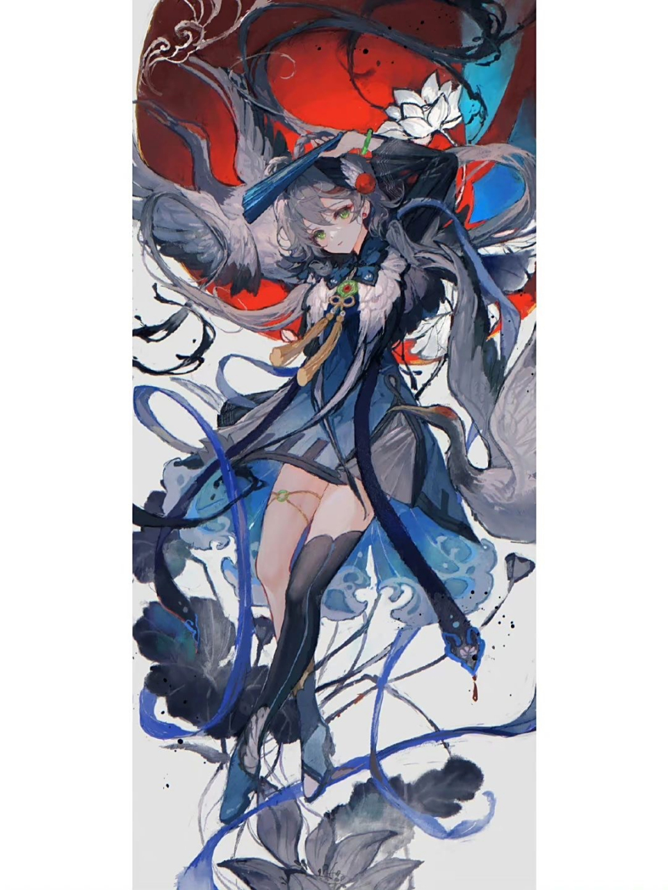 精美插画|||插画分享|matcha 画师:matcha #插画# #动漫# #绘画