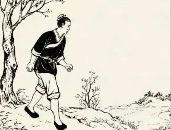 民间故事:农夫砍柴,见姑娘坐地痛哭有蹊跷,他进墓道躲过一劫