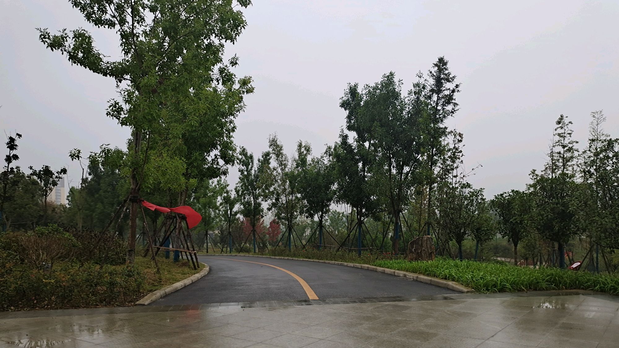纪事:雨中游方城龙泉公园
