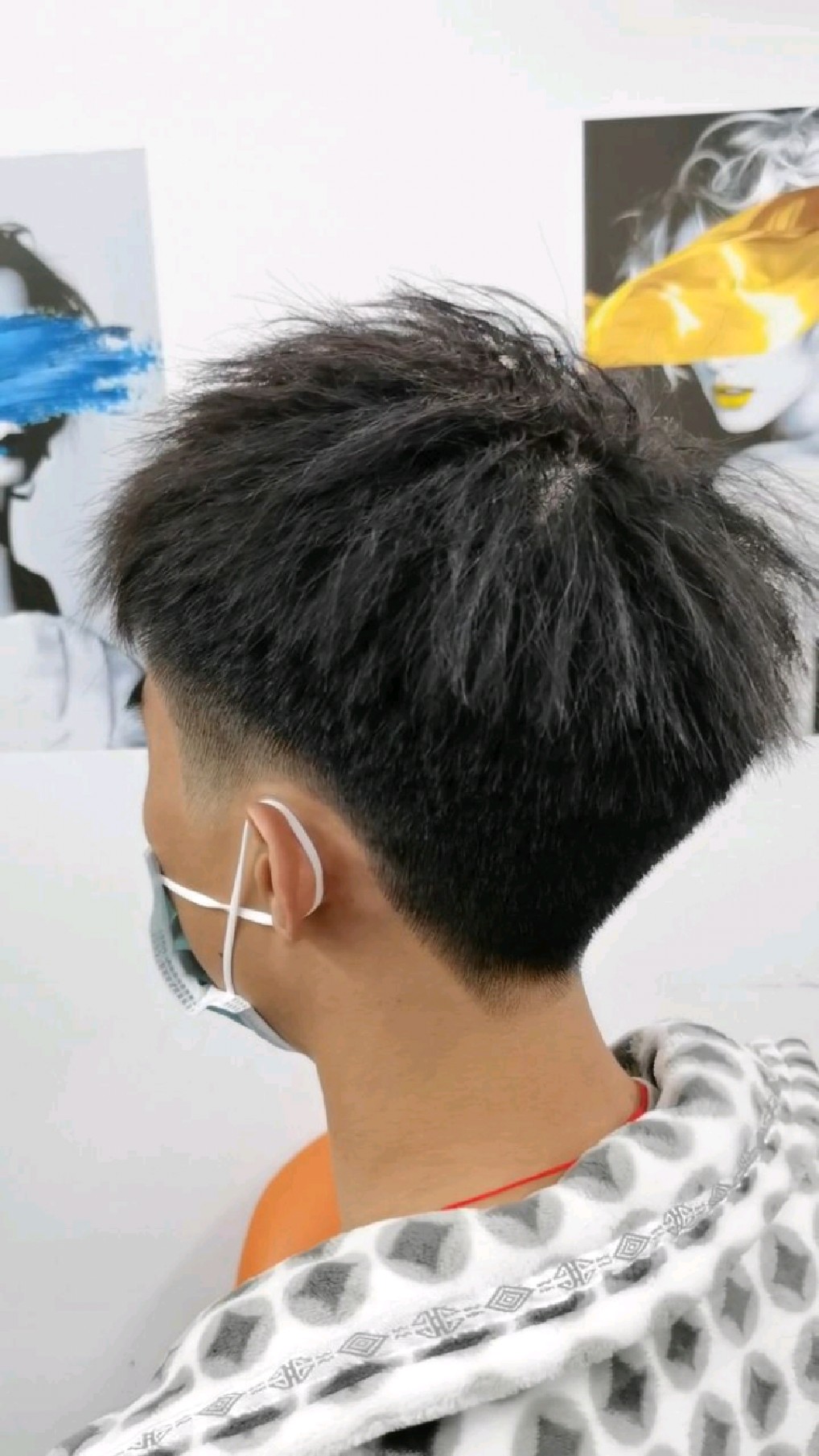 粗硬发质,摩根锡纸小碎盖