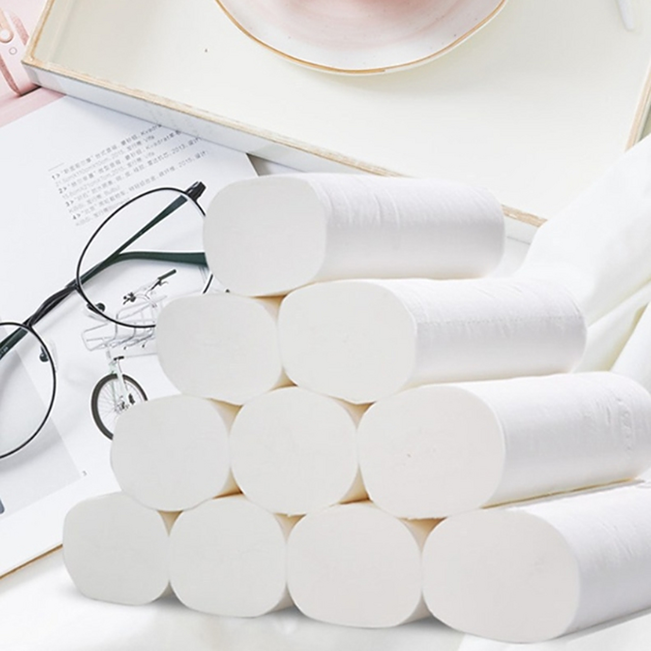 馨兰朵无芯卷纸一提12卷手纸卫生纸