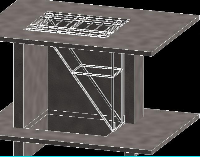 电梯井应用钢结构工具式操作平台