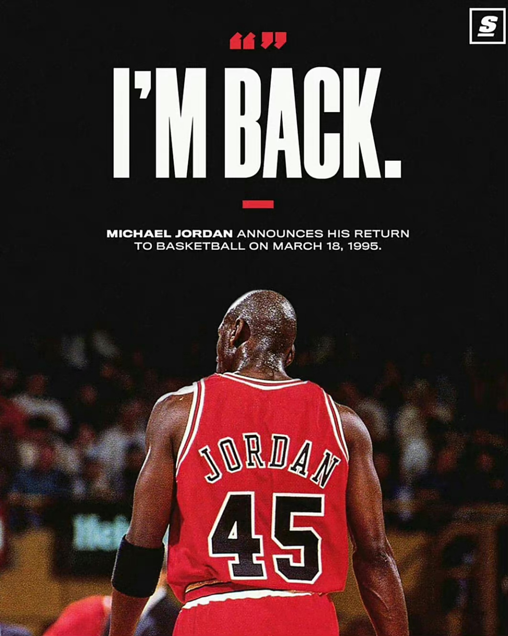 迈克尔·乔丹:im back 45号