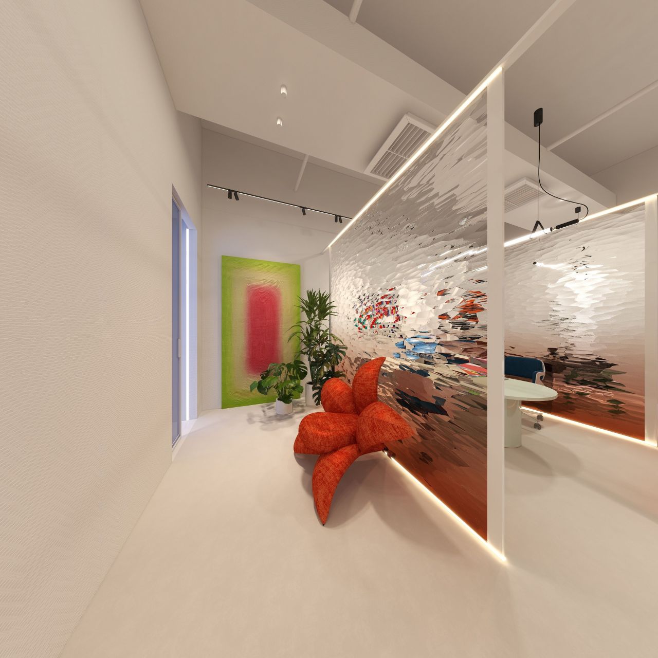 网红直播办公室