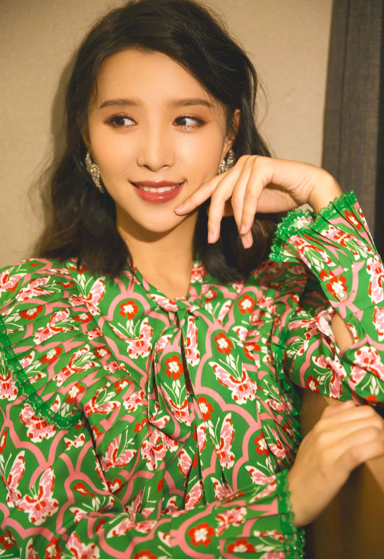 明星写真美图|张杨果而