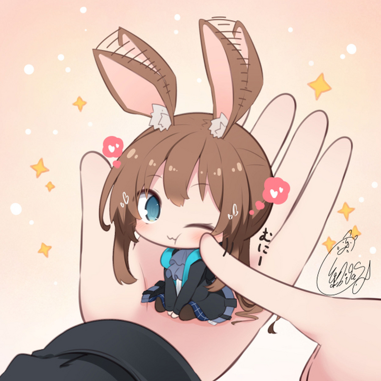 明日方舟# 兔兔好可爱啊,我的心都化了[awsl] p站画师:紅シャケ