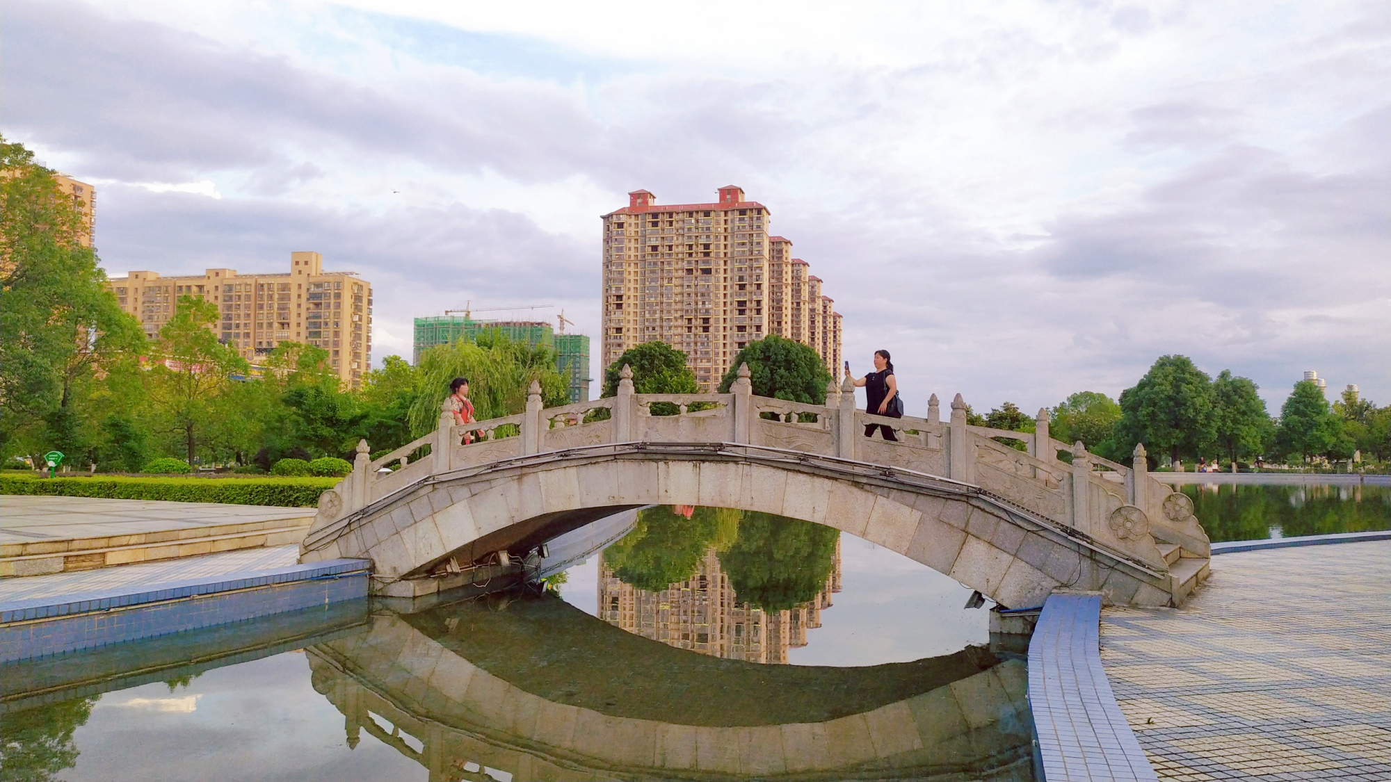 永州陶铸广场暮色