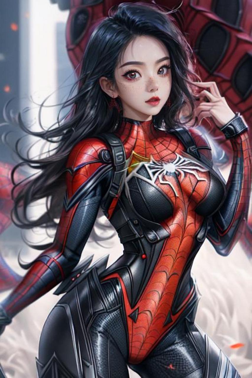 ai美女(女蜘蛛侠)#ai共创计划# #美女