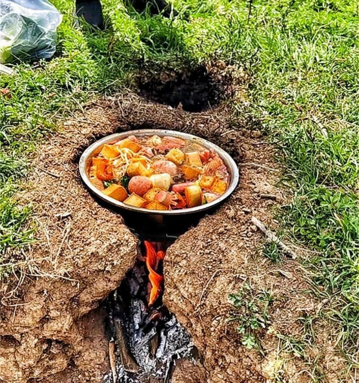 标准的单兵野战无烟灶