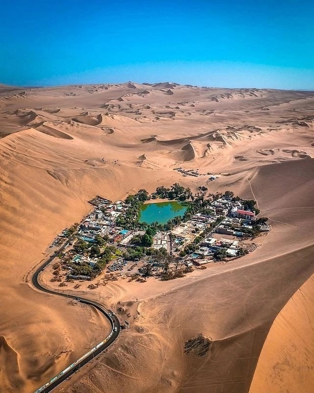 秘鲁,沙漠绿洲,有水就有生命[微风]