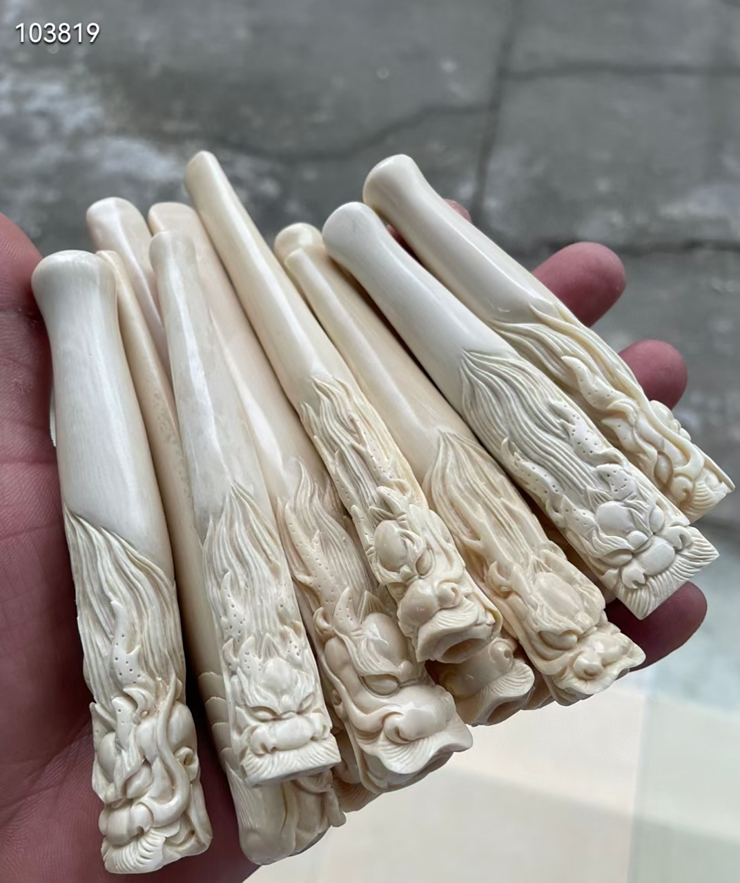 猛犸象牙,龙头烟嘴