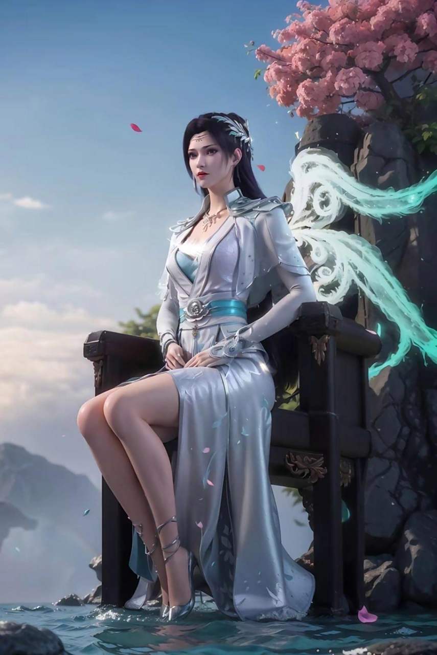 云韵斗气化翼#国漫女神# #斗破苍穹# #国漫