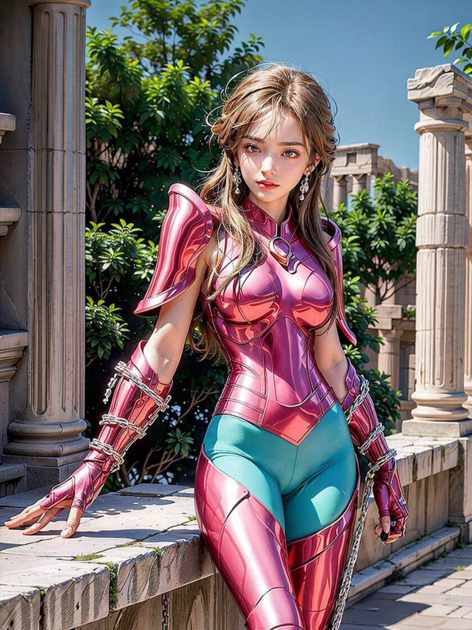 《圣斗士星矢》阿舜美图,但是女性版 圣斗士星矢之舜,话说小时候一直