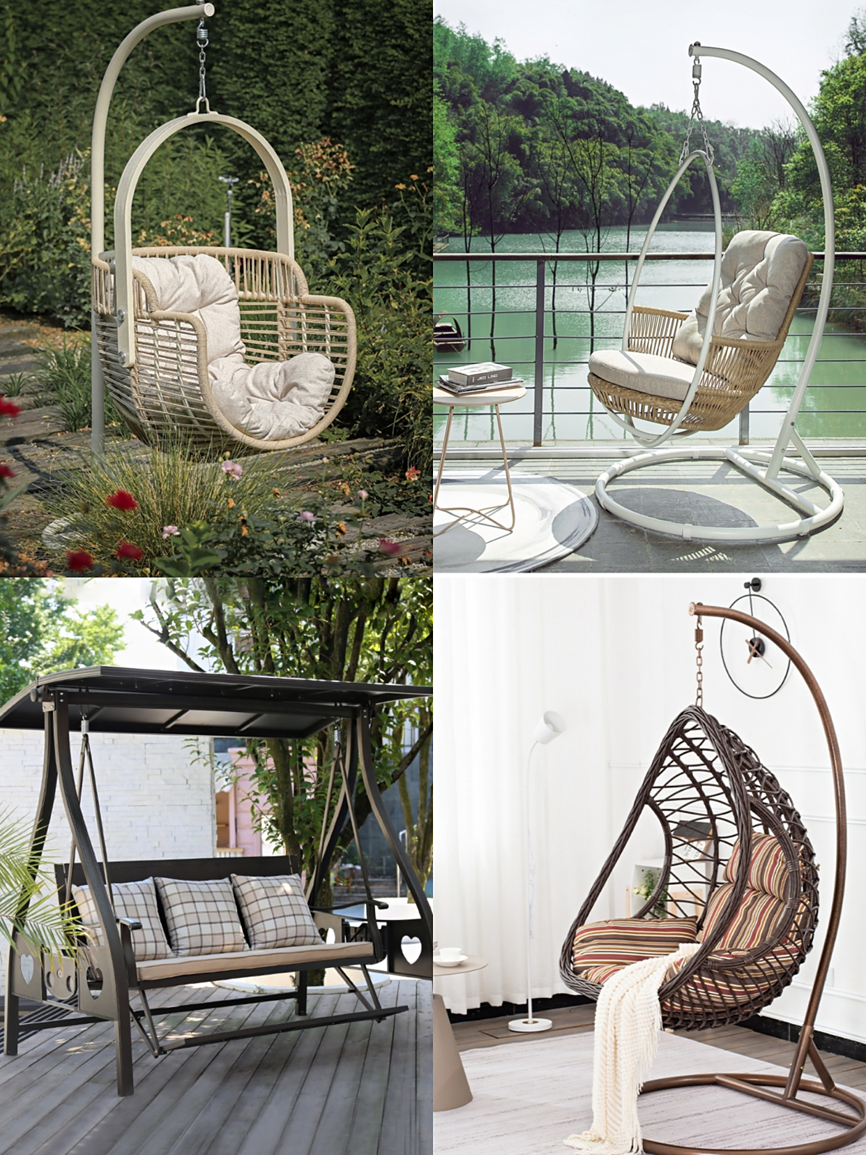 居家好物|高颜值吊椅开启阳台幸福模式