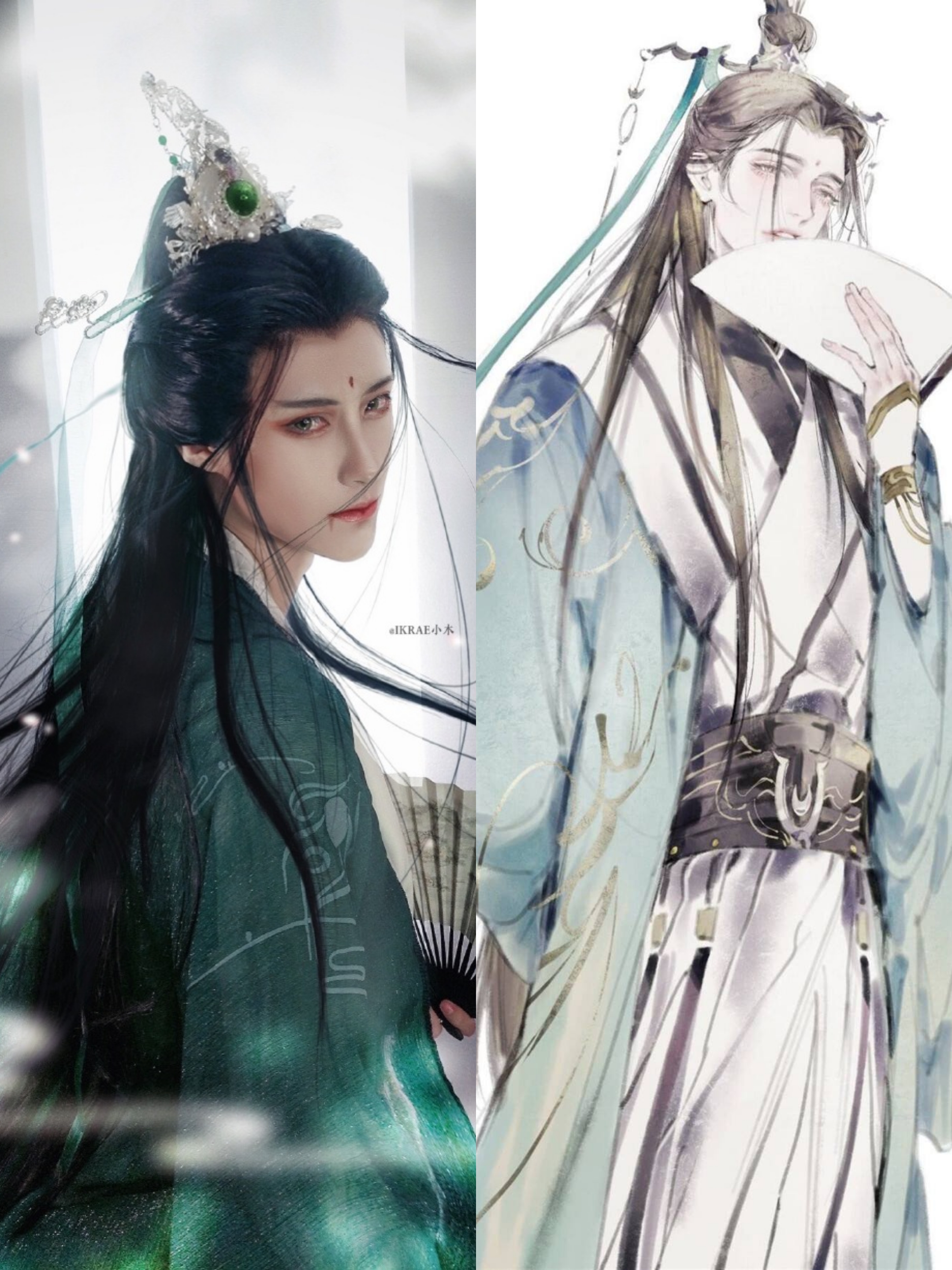 《渣反》,cos完美还原泰版沈清秋,纸片人变成现实,冰妹看入迷