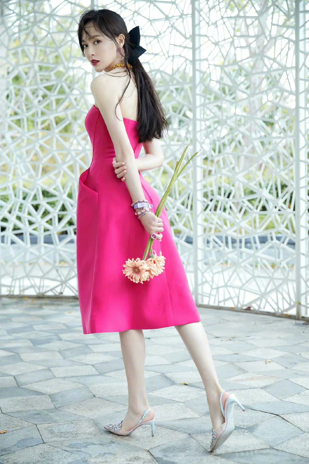 唐嫣 高跟鞋大长腿