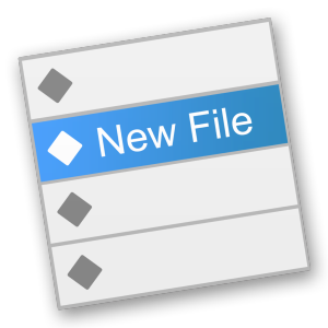 New File Menu for Mac