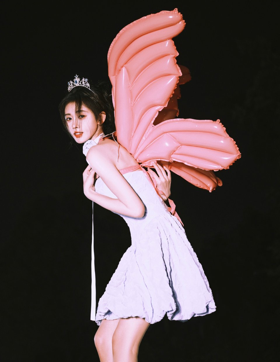 鞠婧祎蝴蝶少女生日写真