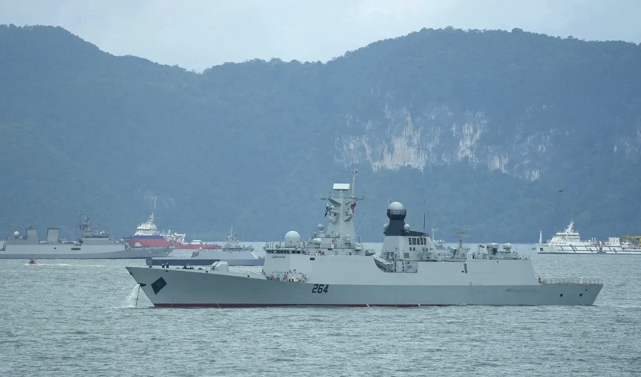 巴基斯坦9196海军264沙61贾汗号 054a/p型护卫舰 该舰于5月22日