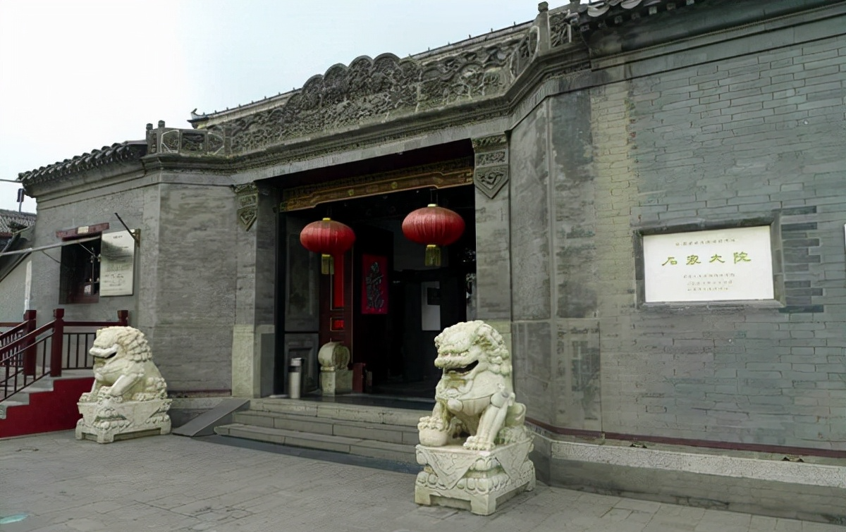 千年古镇杨柳青中心—石家大院景区,沉浸在传统建筑中