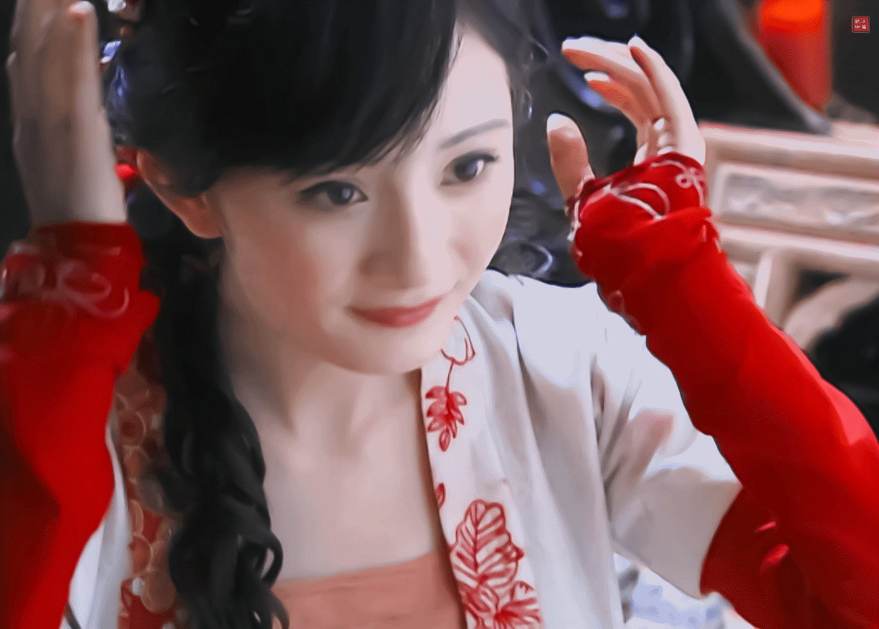 杨幂综艺,卷发造型梦回《仙剑3》雪见～  大幂幂这季《密室大逃脱》的