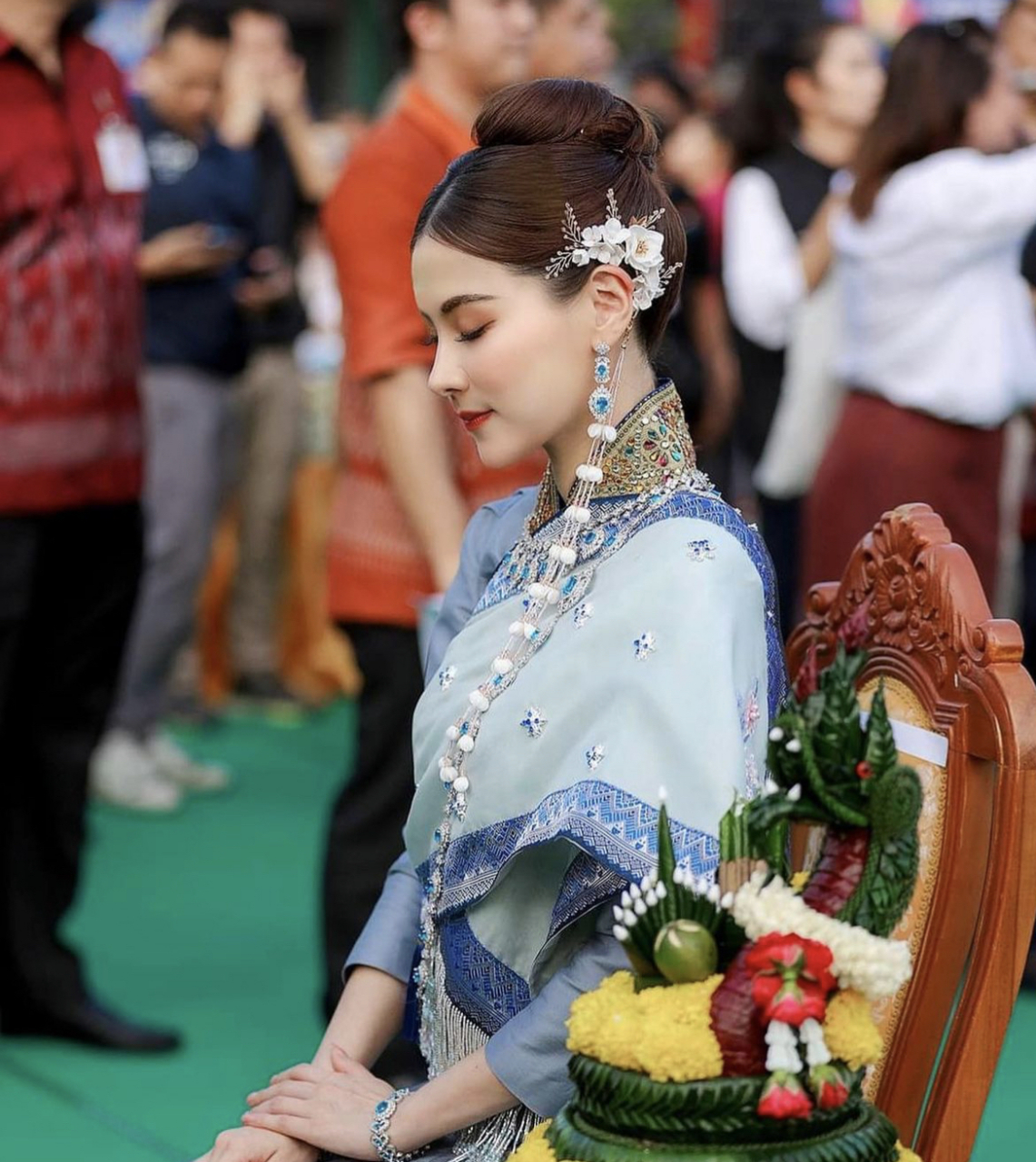 近日,#泰国女明星小水# 女星平采娜献舞泰国火球节惊艳全球[打call]!