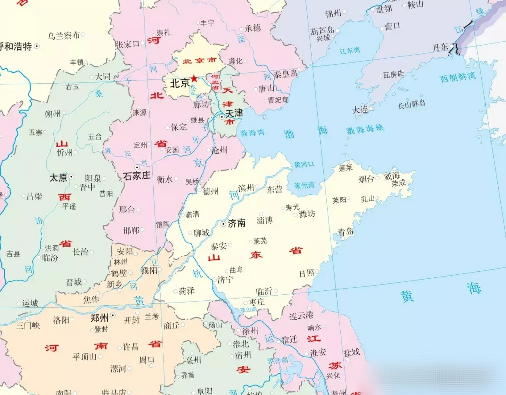 山东河南交界地图图片