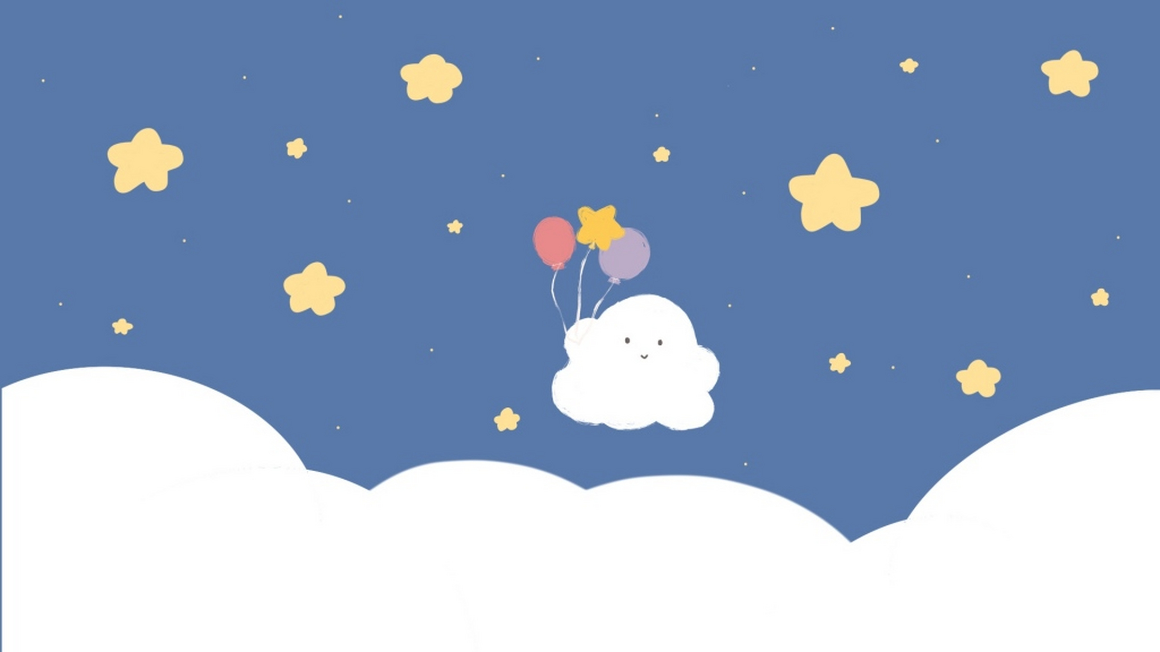 色系温柔,画风可爱,温馨治愈的插画壁纸,每一张壁纸画面都简单舒适