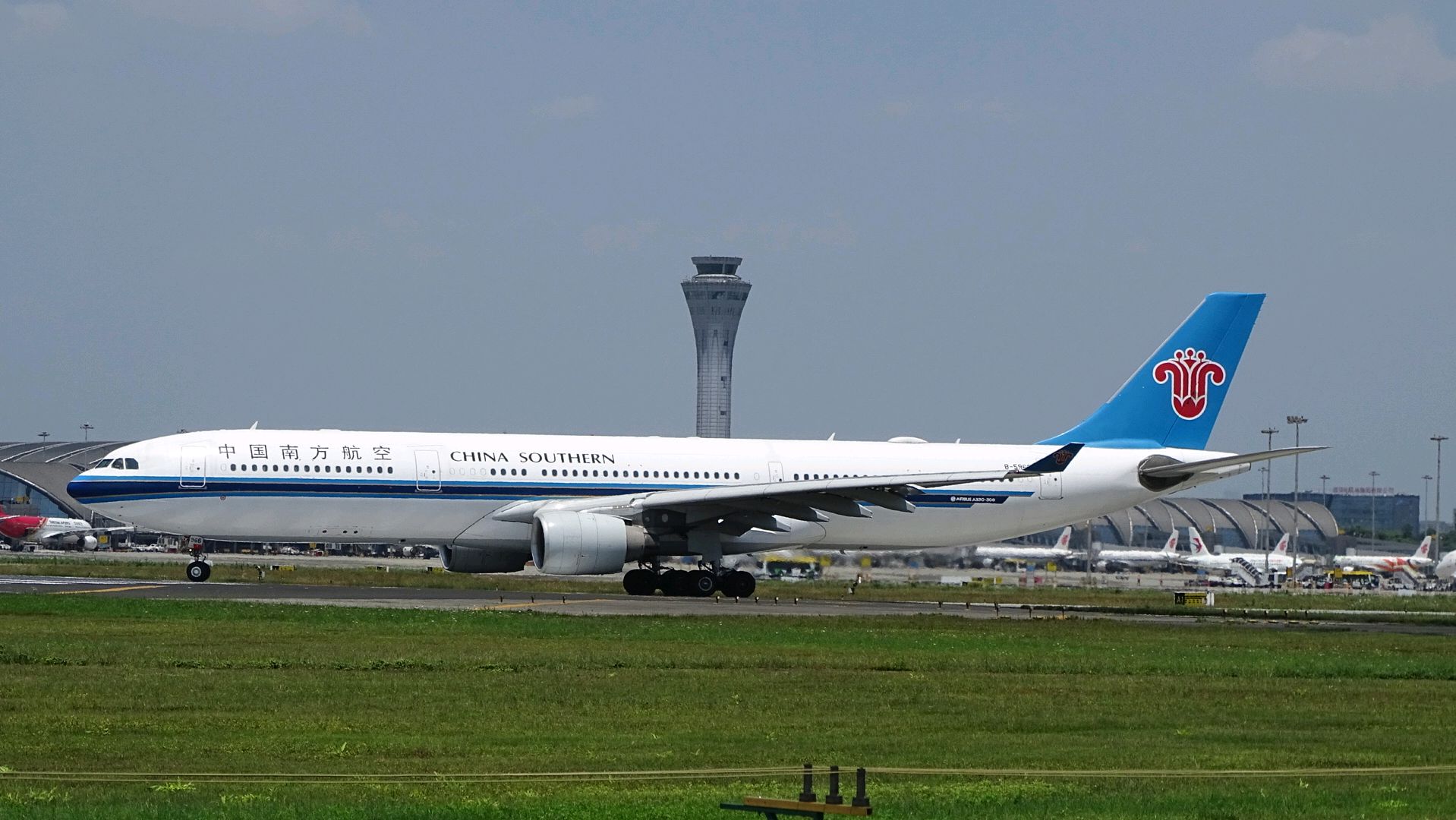 成都双流国际机场拍飞机