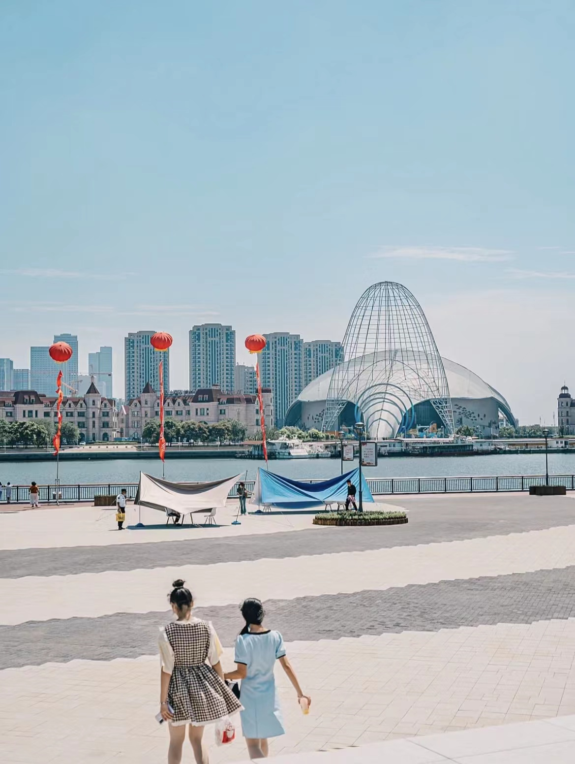 还有多少人不知道天津外滩公园!简直太有意思了!